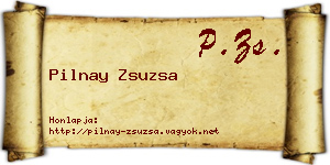 Pilnay Zsuzsa névjegykártya